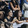 Safeea Ahmad Nonton Pertandingan Basket