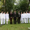 Komika dan Seniman Gelar Upacara Penurunan Bendera Titik Nol Bangsa