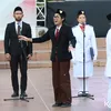 Komika dan Seniman Gelar Upacara Penurunan Bendera Titik Nol Bangsa
