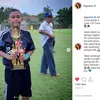 Prestasi Anak-Anak Donna Agnesia - Darius Sinathrya