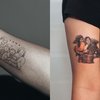 Tak hanya selalu mesra dan manis, Joshua dan Clairine punya tato matching! Yup, mereka memiliki tato keluarga masing-masing di tangan mereka.