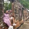 Potret terbaru Fikoh yang kini sudah hamil.