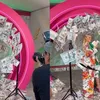 Agnez Mo Oplas Kepang Blonde Paparazi