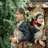 Potret venna melinda yang ramai disebut sedang hamil.