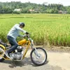 jokowi naik motor gede