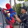 Rayyanza Jadi Spider-Man