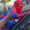 Rayyanza Jadi Spider-Man