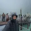 Ben Kasyafani pakai jaket tebal