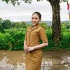 Sisca Saras tampil cantik saat menjadi PNS.