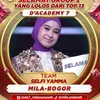 Pengumuman Mila Lolos dari Top 13 DA 7