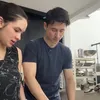 Steffi Zamora dan Nino Fernandez di Dapur