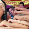 Potret Lucinta Luna Kembaran Tato Bareng Boy William