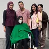 Syahnaz Sadiqah Bersama Keluarga