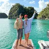 Luna Maya dan Maxime foto di Raja Ampat