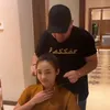 Deretan potret  mesra nassar dan Findi.