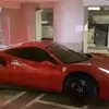 sehun red ferrari