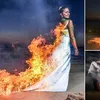 viral, tren viral, trash the dress, tren bakar gaun