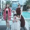 Potret Felicya Angelista bersama ibu dan anak