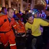 Foto ledakan bom kuil di Bangkok