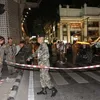 Foto ledakan bom kuil di Bangkok