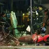 Foto ledakan bom kuil di Bangkok
