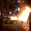 Foto ledakan bom kuil di Bangkok