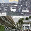 Foto ledakan bom kuil di Bangkok