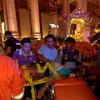 Foto ledakan bom kuil di Bangkok
