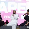 Ustaz Jojo Ali Yusuf memberikan nasihat di panggung KLBB