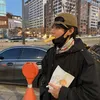 V BTS Makan Bungeoppang