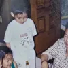 V BTS Unggah Potret Masa Kecil saat Liburan Bareng Member
