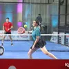 Valerie Tifanka tunjukkan kemampuan padel