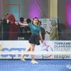 Valerie Tifanka bermain padel di TOSI 4