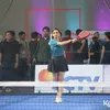 Valerie Tifanka tampel raket padel