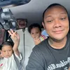 Virgoun di mobil bareng anak