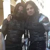 Cast film superhero X stuntman
