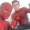 Cast film superhero X stuntman