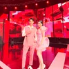 Zahra Sima dan Eby DA serasi dengan outfit pink