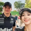 Zee Asadel foto bareng Max Verstappen