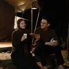 Dinda Hauw dan Rey Mbayang Cinta Alam, Siap Kenalkan Anak Lewat Camping & Pendakian Ringan