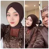 Elegan dalam Kebaya Cokelat, Putri Delina Tampil Memesona di Tasyakuran Mahalini