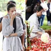 Tangis Michelle Joan di Pemakaman Ibunda, 'Mama Sudah Tenang Sekarang'
