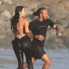 Kim Kardashian dan Lewis Hamilton PDA di Pantai Malibu, Momen Mesra Pelukan di Tengah Laut