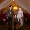Lesti dan Rizky Billar Kompak Kondangan Pakai Batik Sarimbit, Abang L Tampil Gemass
