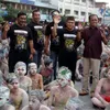 Festival Laskar Pelangi Pertunjukkan Tarian Pendulang Timah