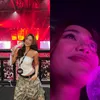 Momen Seru Marion Jola Nonton konser 2NE1 'Welcome Back' di Jakarta