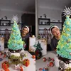 Nicky Tirta Bagikan Video Buat Kue Ukuran Besar Bentuk Pohon Natal, Banjir Pujian