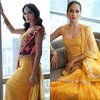 10 Gaya Selebriti Tampil Memukau Pakai Baju Ala India, Kecantikan Paripurna Bak Bintang Bollywood
