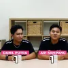 Ari, Sahwan, Danil DA8 Main Game Lirik, Skor Akhir Imbang