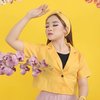 Bikin Nassar Makin Kesengsem, Ini Potret Findi Artika yang Makin Cantik Dalam Busana Kuning